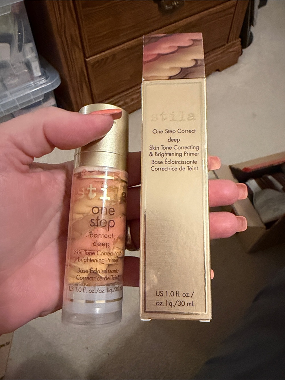 Stila One Step Correct Brightening Primer — Deep - Brand New